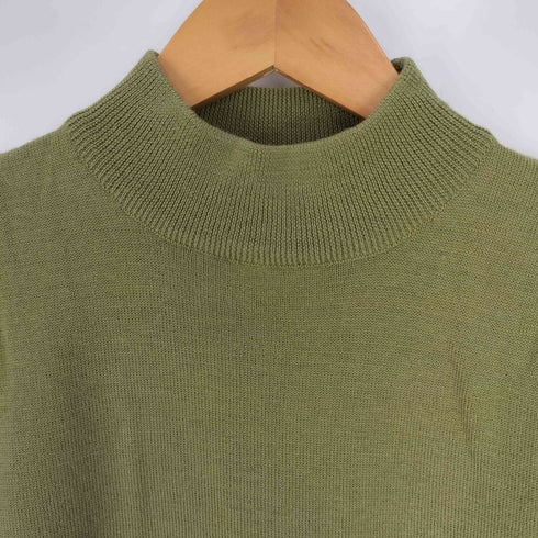HARVE BENARD モックネックウールニット レディース import:M