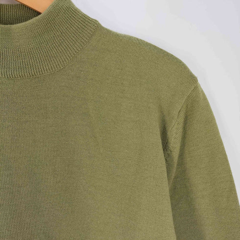 HARVE BENARD モックネックウールニット レディース import:M