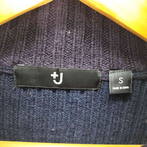 ユニクロプラスジェイ UNIQLO+J ミドルゲージリブフルジップセーター メンズ JPN:S