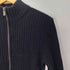 ユニクロプラスジェイ UNIQLO+J ミドルゲージリブフルジップセーター メンズ JPN:S