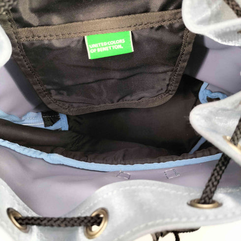 ユナイテッドカラーズオブベネトン UNITED COLORS OF BENETTON ACE製 ロゴ フラップ シャイニー バックパック リュック レディース