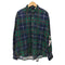 エルエルビーン L.L.Bean 80S USA製 プリント コーデュロイ チェック シャツ メンズ import:L