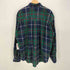 エルエルビーン L.L.Bean 80S USA製 プリント コーデュロイ チェック シャツ メンズ import:L