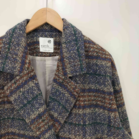 アースミュージックアンドエコロジー earth music&ecology ツイードテーラードジャケット レディース FREE