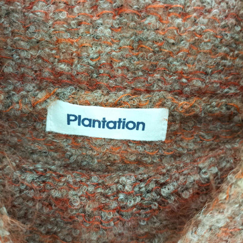 プランテーション Plantation アルパカ モヘア ウール グラデーション タートルネック ノースリーブ ニット レディース JPN:M