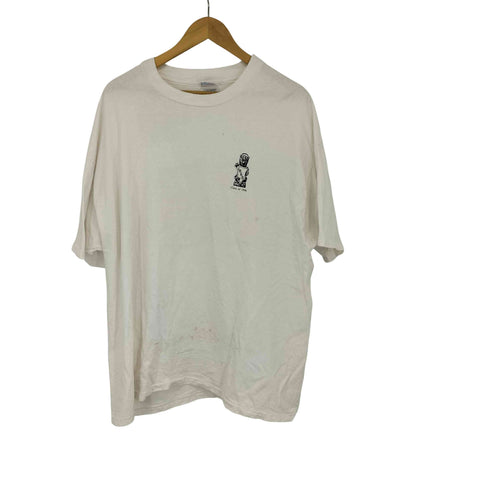 ヘインズ Hanes 90S USA製 シングルステッチ BEEFY-T カレッジプリントTシャツ メンズ XXL