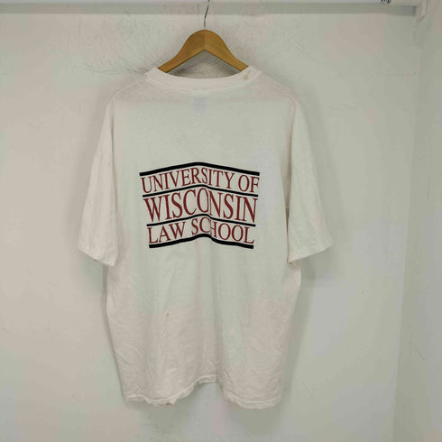 ヘインズ Hanes 90S USA製 シングルステッチ BEEFY-T カレッジプリントTシャツ メンズ XXL