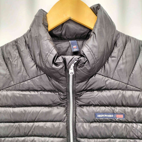 アバクロンビーアンドフィッチ Abercrombie & Fitch ジップアップ キルティングダウンベスト メンズ S