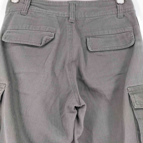 ヘリンボーン フレア カーゴパンツ メンズ