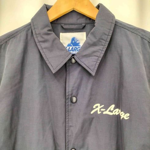 エクストララージ XLARGE スリーブロゴプリント ナイロンコーチジャケット メンズ M