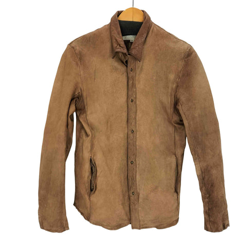 ナノユニバース NANO universe GOAT SKIN シャツジャケット メンズ 38