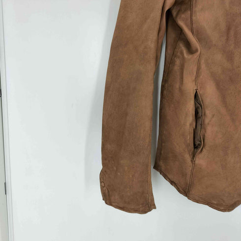 ナノユニバース NANO universe GOAT SKIN シャツジャケット メンズ 38