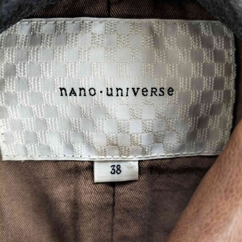 ナノユニバース NANO universe GOAT SKIN シャツジャケット メンズ 38