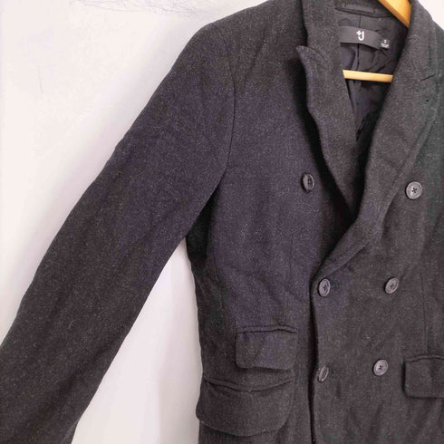 ユニクロプラスジェイ UNIQLO+J ダブルブレスト チェスターコート メンズ JPN:S