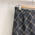 バーバリーブルーレーベル BURBERRY BLUE LABEL ウール100 チェックフレアスカート レディース EUR:38