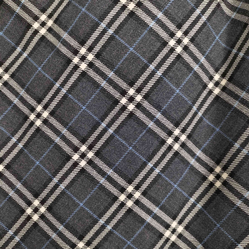 バーバリーブルーレーベル BURBERRY BLUE LABEL ウール100 チェックフレアスカート レディース EUR:38