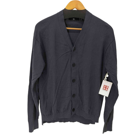 ユニクロプラスジェイ UNIQLO+J シルクコットン Vネックカーディガン メンズ JPN:S