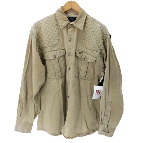 ウィリスアンドガイガー Willis&Geiger 90S ロゴ刺繍L/Sブッシュシャツ メンズ JPN:M