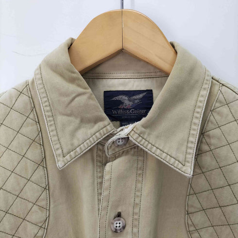 ウィリスアンドガイガー Willis&Geiger 90S ロゴ刺繍L/Sブッシュシャツ メンズ JPN:M