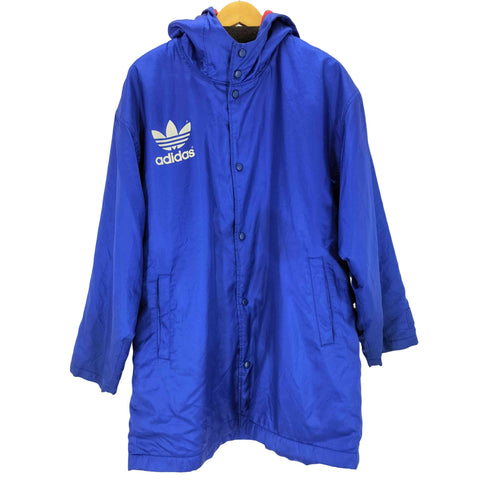 アディダス adidas 80~90s デサント製 ボアベンチコート メンズ L