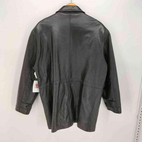 タカシマヤ TAKASHIMAYA ラムレザー マルチポケット カーコート メンズ JPN:M