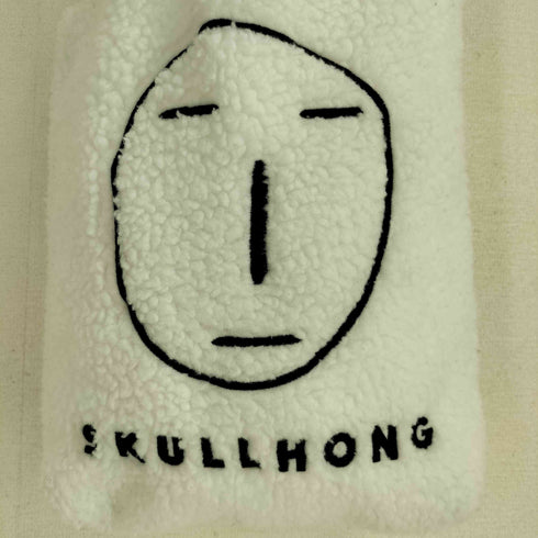 SKULLHONG ボア刺繍 ハンドバッグ レディース