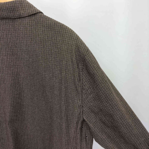 ギャップ Gap 00s OLD BIG SIZE チェック柄 ウールメルトンコート メンズ XL