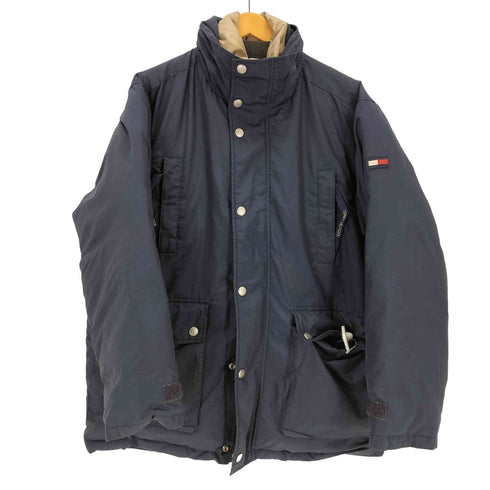 トミーヒルフィガー TOMMY HILFIGER 90S 裏地チェック マルチポケットダウンジャケット メンズ import:S