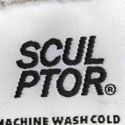 スカルプター SCULPTOR SATIN APPLIQUE SWEATSHIRT サテンアップリケスウェット レディース JPN:S