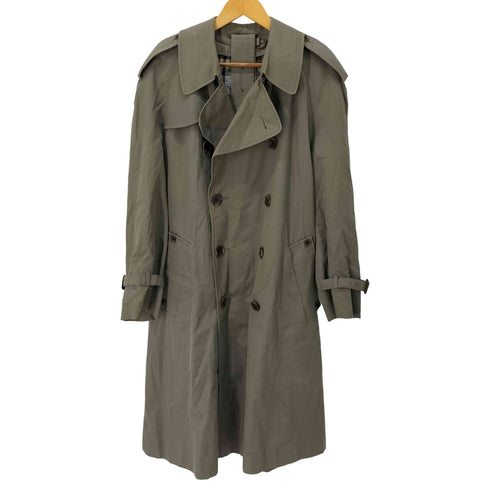 アクアスキュータム AQUASCUTUM イングランド製 裏地チェック トレンチコート メンズ