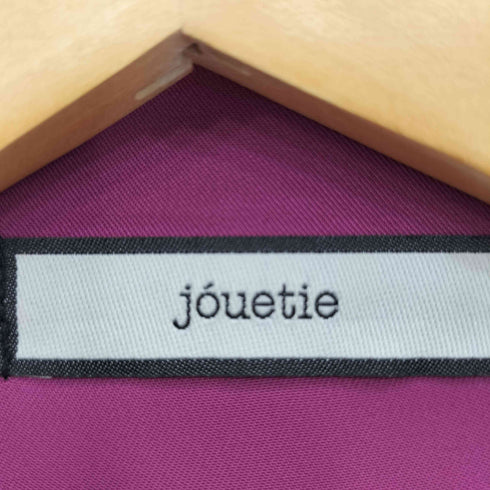 ジュエティ jouetie バイカラー 両面刺繍 シャツ ワンピース レディース M