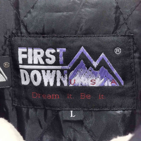 ファーストダウン FIRST DOWN USA製 フリースジャケット メンズ JPN:L