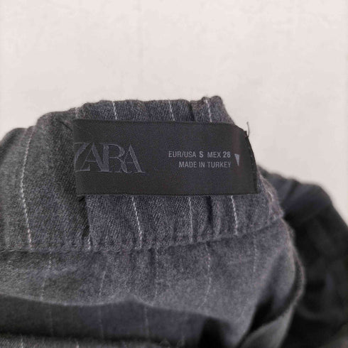 ザラ ZARA ドローストリングピンストライプパンツ メンズ JPN:S