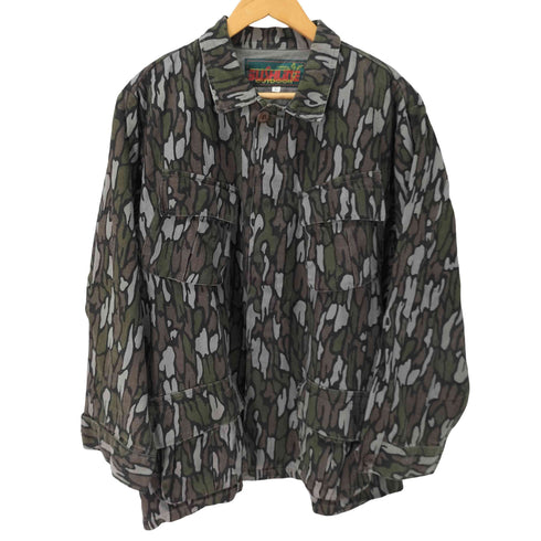 BUSHLINE OUTDOOR カモフラ ミリタリージャケット メンズ JPN:L