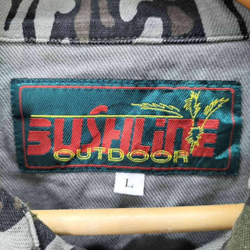BUSHLINE OUTDOOR カモフラ ミリタリージャケット メンズ JPN:L
