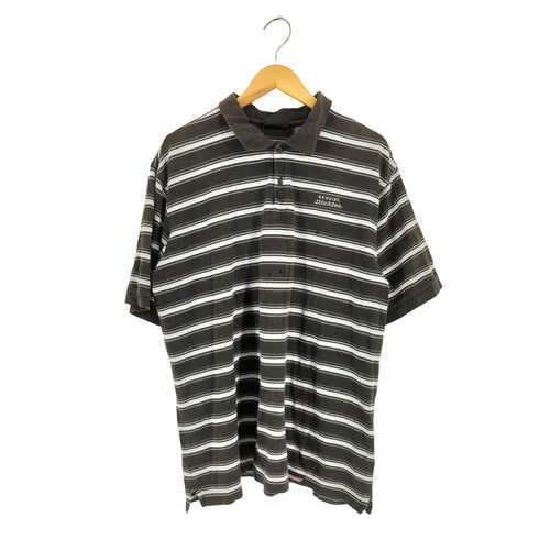 ディッキーズ Dickies S/S ボーダーフロントロゴ刺繍ポロシャツ メンズ import:XL