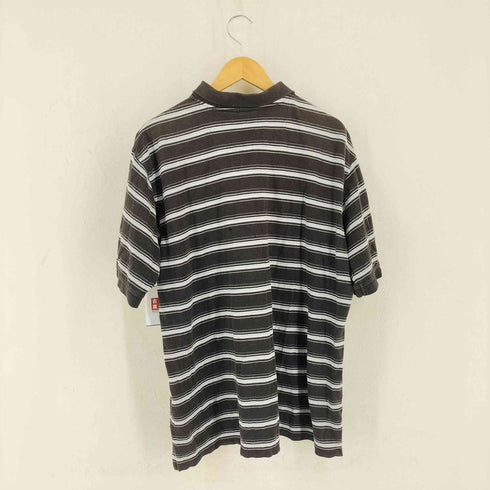ディッキーズ Dickies S/S ボーダーフロントロゴ刺繍ポロシャツ メンズ import:XL