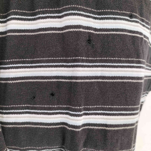 ディッキーズ Dickies S/S ボーダーフロントロゴ刺繍ポロシャツ メンズ import:XL