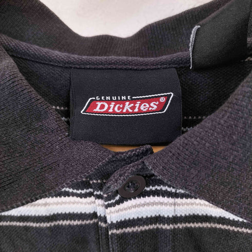 ディッキーズ Dickies S/S ボーダーフロントロゴ刺繍ポロシャツ メンズ import:XL