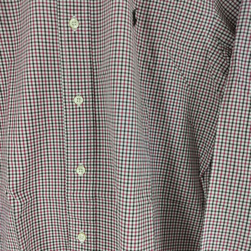 ラルフローレン RALPH LAUREN スモールポニー刺繍 CLASSIC FIT L/S BD チェックシャツ メンズ 15