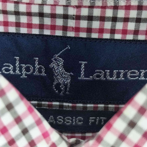 ラルフローレン RALPH LAUREN スモールポニー刺繍 CLASSIC FIT L/S BD チェックシャツ メンズ 15