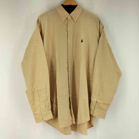 ラルフローレンゴルフ RALPH LAUREN GOLF スモールポニー刺繍 TILDEN L/S BD チェックシャツ メンズ JPN:XL
