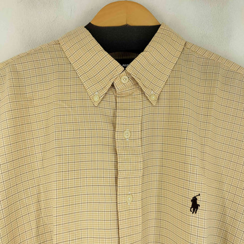 ラルフローレンゴルフ RALPH LAUREN GOLF スモールポニー刺繍 TILDEN L/S BD チェックシャツ メンズ JPN:XL