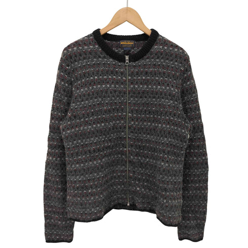 ウールリッチ WOOLRICH バーズアイ ジップニット メンズ JPN:M