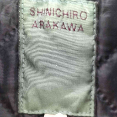 シンイチロウアラカワ SHINICHIRO ARAKAWA 90S 裏地 パンチングキルティング ロングリブ ナイロン フライト ジャケット MA-1 メンズ JPN:M