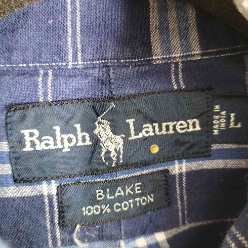 ラルフローレン RALPH LAUREN スモールポニー刺繍 BLAKE L/S BD チェックシャツ メンズ JPN:L