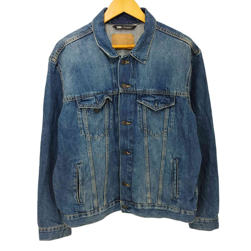 ザラ ZARA 4th型 デニム トラッカージャケット メンズ XL