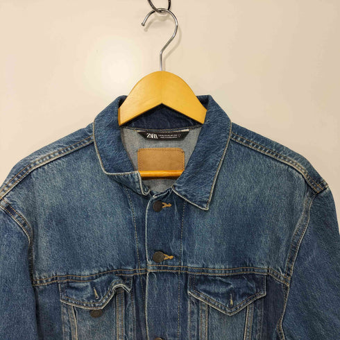 ザラ ZARA 4th型 デニム トラッカージャケット メンズ XL