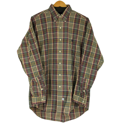 ラルフローレン RALPH LAUREN L/S BD チェックシャツ メンズ JPN:M