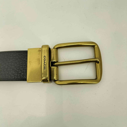 コーチ COACH リバーシブルレザーベルト メンズ